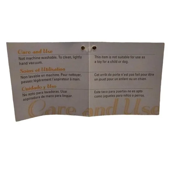 Elements Decorative Cat Door Stopper | NWT | Gray White Black - Picture 12 of 13